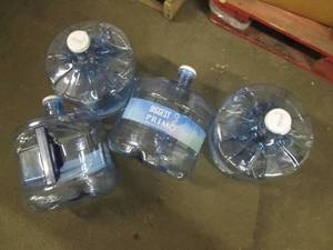Lot of 4 Primo 3 gallon water jugs ...