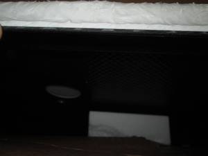 Shower floor, black 3 x 3...