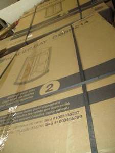 2 Corner shower bases...