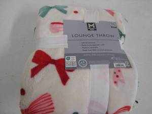 Plush lounge throw...
