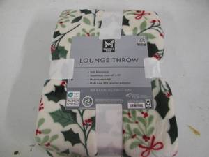 Plush lounge throw...