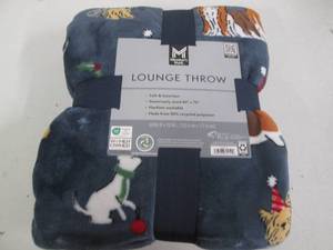 Plush lounge throw...