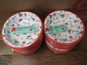6 20 Packs of paper bowls...