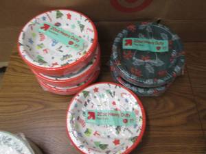 6 20 Packs of paper bowls...
