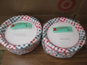 6 24 Packs of paper plates...
