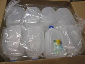48 New 1 gallon water jugs...