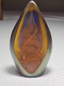 Steve Fenstermacher (Youiogheny) Signed Art Glass Paperweight