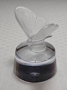 Crystal Franch Butterfly Paperweight
