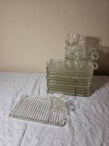 Hazel Atlas Ball & Rig Snack Set (10 Places)