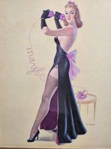 Art Frahm - Maybe The Maybe Girl - Vintage Print