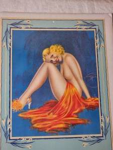 Billy DeVorss - Flaming Youth - 1938 Calendar