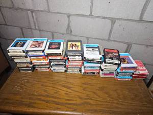Retro Collection of 8 Track Tapes