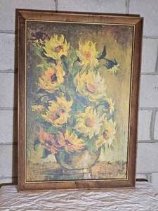 MCM Impressionist Still Life Poster Print