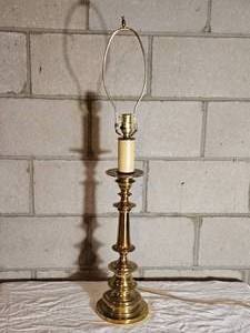 Vintage Brass Candlestick Table lamp