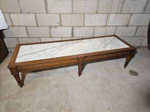 Retro Hollywood Regency Italian Marble Cocktail Table from Weimen Tables