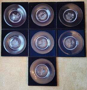 Franklin Crystal The Seven Seas Plate Collection by James Wyreth