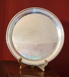 Kirk Sterling Silver Trophy Charger  1201g