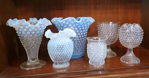 Hobnail Art Glass Collection