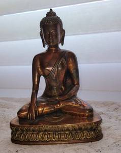 Copper Statue of the Seated Shakyamuni Buddha