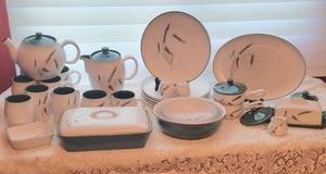 Denby Greenwheat Pattern Dinnerware Service