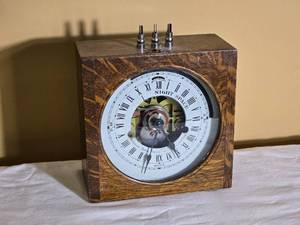 Antique American Bank Protection Co Time Clock