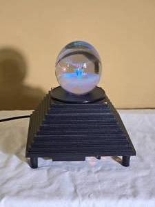 Modern Art Glass Orb Accent Lamp Sculpture