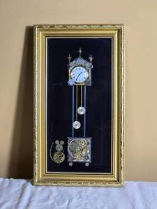 Framed Steampunk Inspired Clockwork Wall Art