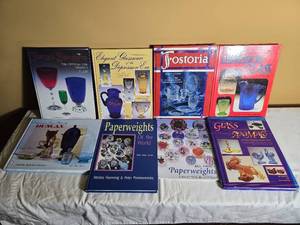 Glass and Depression Era Collector Reference Book Collection