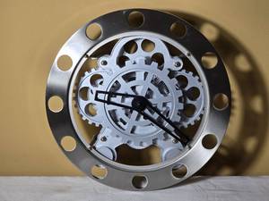 Modern Industrial Gear Wall Clock
