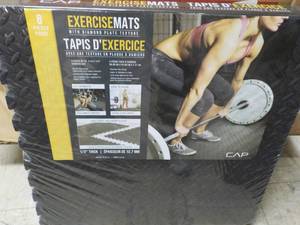 6 pc Exerciser Mats 24 x 24 x 12...