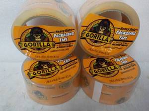 4 rolls Gorilla 1.88 x 40 yards Cl...