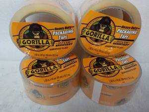 4 rolls Gorilla 1.88 x 40 yards Cl...