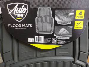 4 pc Auto Drive Floor Mats...