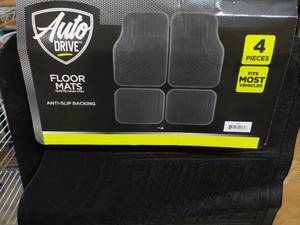4 pc Auto Drive Floor Mats...