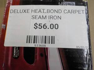 Deluxe Heat Bond Carpet Seam Iron...