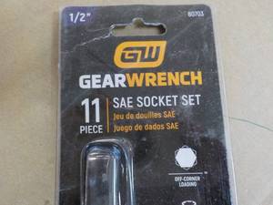 Gear Wrench 11 pc SAE Socket Set...