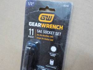 Gear Wrench 11 pc SAE Socket Set...