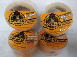 4 rolls Gorilla 1.88 x 40 yards Cl...