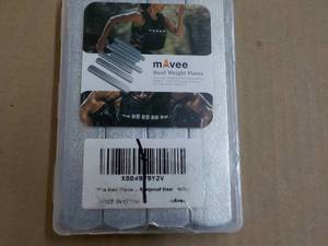 Set of 8 Mavee Steel Weight Exercis...