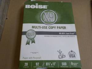500 Sheets White 8 12 x 11 Boise ...