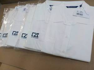 6 Cutter and Buck Long Sleeved Golf...