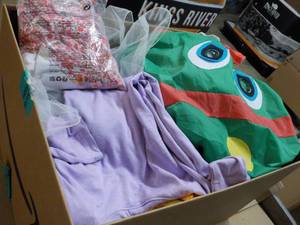 Box of New Clothing Overstock- vari...