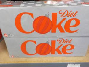 2 Diet Coke 12 packs...