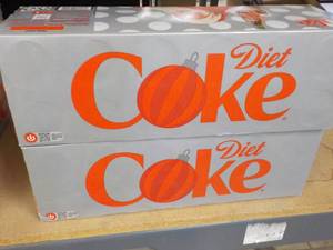 2 Diet Coke 12 packs...