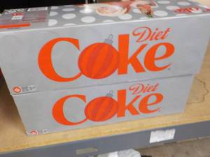 2 Diet Coke 12 packs...