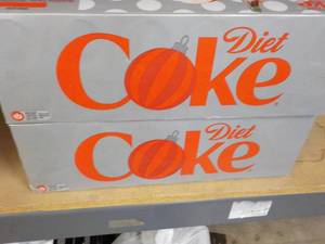2 Diet Coke 12 packs...