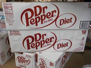 2 Diet Dr Pepper 12 packs...