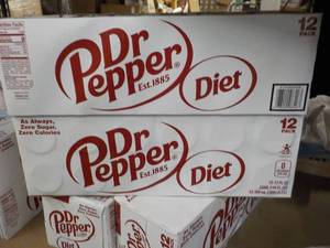 2 Diet Dr Pepper 12 packs...