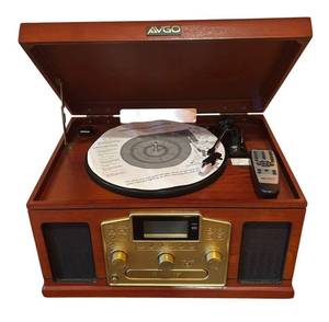 LLR - Avgo Nostalgic Stereo System with Turntable