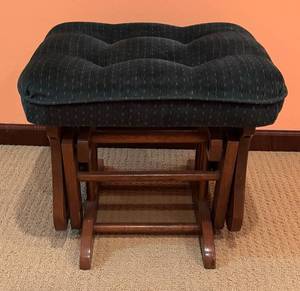 LLR - Vintage Ottoman Gliding Footstool